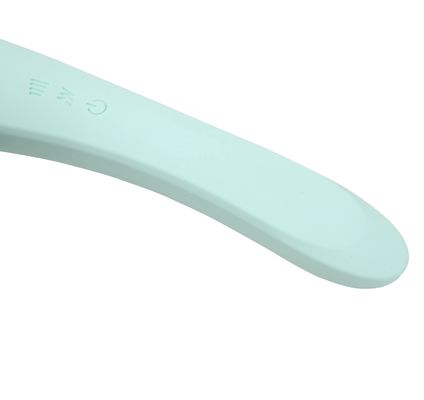 Light Green Ergonomic Handheld Personal Body Massager With Brush