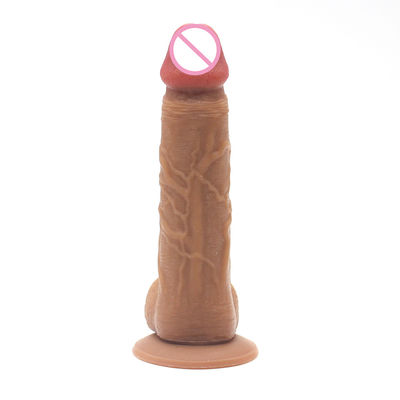OEM 7 Inch Lifelike Dildo Super Soft Liquid Silicone Dildo Sex Toy