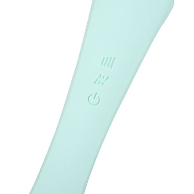 Light Green Ergonomic Handheld Personal Body Massager With Brush